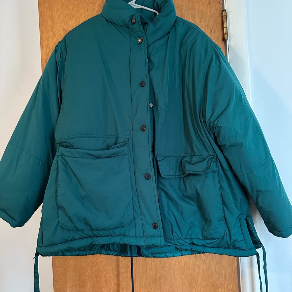 We The Free Deep Teal Puffer Jacket